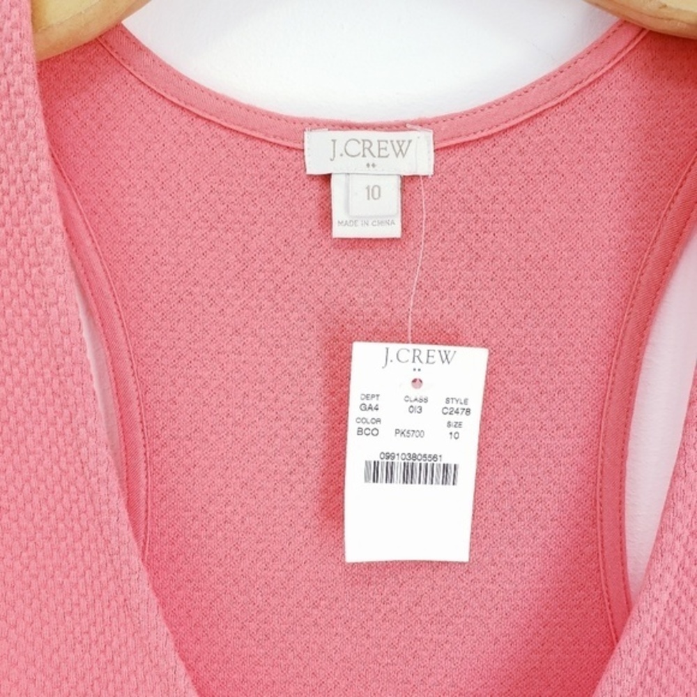 J. Crew Double-Knit Racerback A-Line Dress - Picture 6 of 6